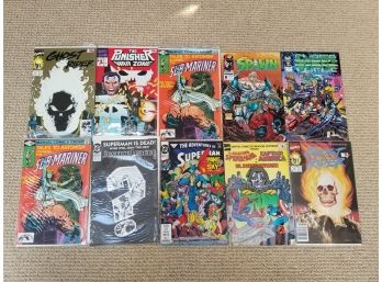Assorted Comic Books, Some Vintage - Submariner, Spawn, And More!
