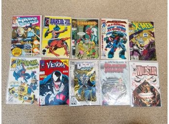 Assorted Comic Books, Some Vintage - Wild Star, Excalibur And More!