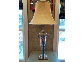 Beautiful Silver Urn Table Lamp 38'