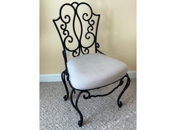 The Bombay Company Wrought Iron Chair 23x20x38in