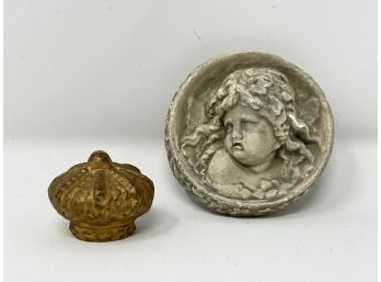 Giust Gallery Infant Bacchus And A Crown Place Card Holder