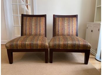 McCreary Modern Custom Slipper Chairs- A Pair