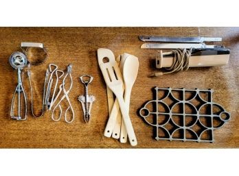 Collection Of Kitchen Utensils And Gadgets