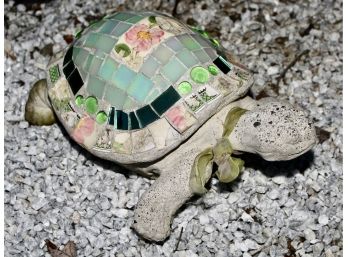 Mosaic Stone Garden Turtle