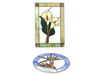Two Stained Glass Pieces