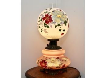 Vintage Hand Painted Electric Gone With The Wind Lamp