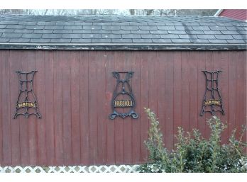 Three Metal Decorative Grates 'Household' And 'New Home'