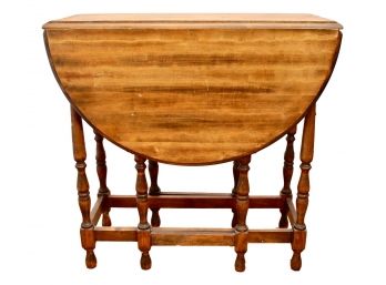 Vintage Wood Gateleg Table