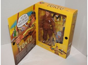Vintage Playing Mantis Tonto From Lone Ranger 12 Inch Doll In Nice Collectors Box
