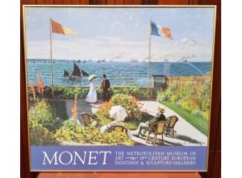 Framed Monet Metropolitan Museum Print
