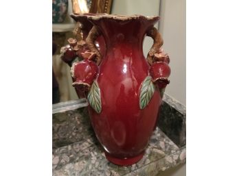 1920s Chinese Sang De Boeuf Glaze Pomegranate Vase