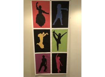 Large Dance Silhouette Banner Poster #1