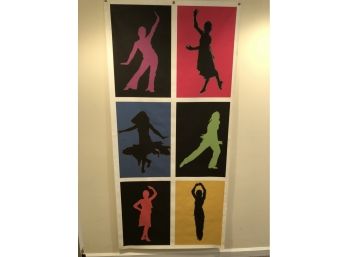 Large Dance Silhouette Banner Poster #2