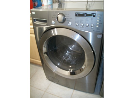 LG Stainless Steel - Washer Model WM2701HV - (Low Hours)