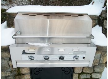 'Lazy-Man' Outdoor Stainless Steel Grill - Built-In - (Very Expensive)
