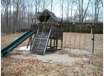 Huge Rainbow Play Systems Playground / Swings / Slide / Table / Ladders  - Paid $6,000+