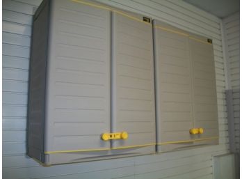 10 Cabinets GarageTek (Two Size Cabinets)  AND TekPanel Walls - LOTS OF PIECES