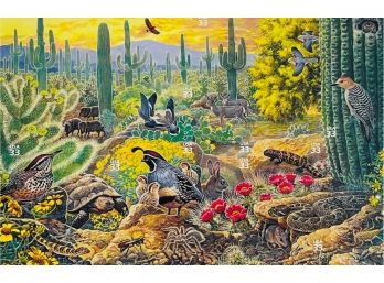 SEALED    SONORAN DESERT   Full Stamp Sheet  Of 10 - 33 Cent Stamps NEW