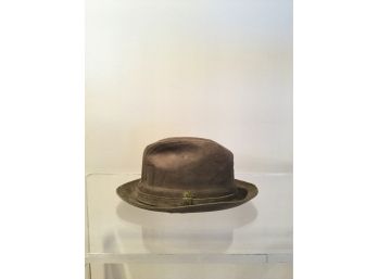Brown Suede Stetson Hat