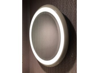 Circular Illuminated Porcelain Bathroom Mirror
