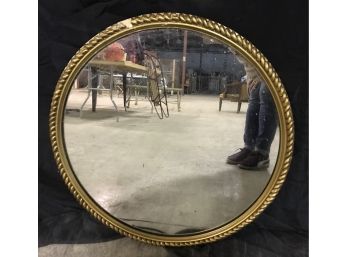 Beautiful Round Gilt Mirror
