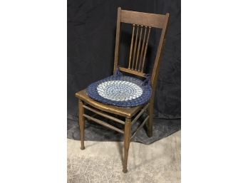 Single Chair With Caned Seat