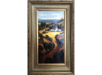 Oil On Canvas - Landscape By E. Collins