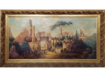 Large Oil On Canvas, Signed C. Rofinian