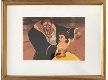 Framed 'Beauty And The Beast' Print