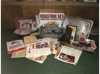 Lot Of Kitchenware And Recipes