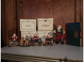 Norman Rockwell Santa Figurine Collection