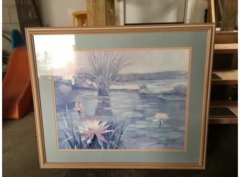 Lily Pad Painting By Trans Designs