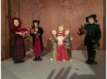 Group Of Carolers Christmas Decorations