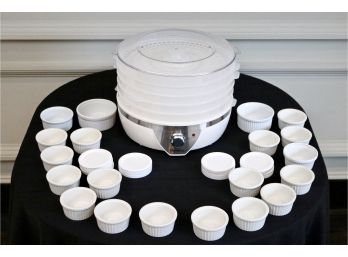 Set Of 21 Homdox Food Dehydrator Machine And Ramekins