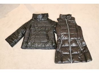 Set Of 2 Women Outerwear Coatology Classic Long Down Vest And Hengyuan Xiang