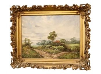 Edwin Cole Late 19th Century Oil On Canvas Painting