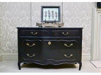 Berkey & Gay Furniture Vintage Ebony French Provincial Style Dresser