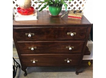 Small Antique Dresser - (Contents On Dresser Not Included)