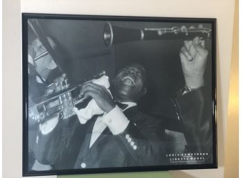 LOUIS ARMSTRONG  PRINT - PHOTOGRAPHY BY LISETTE MODEL