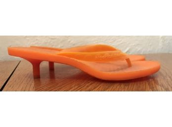 Orange Sigerson Moreison Flip Flop Heels