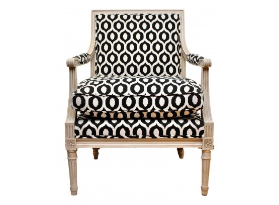 Custom Classic Upholstered Bergère Chair