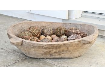 Large Wooden Bowl And More