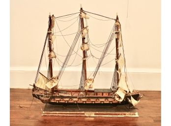 Wooden Model Of Fragata Espanola Ano 1780 Ship Model