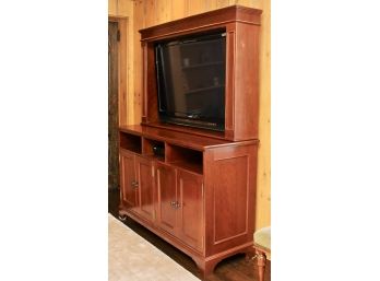 Custom Made Wood TV Cabinet