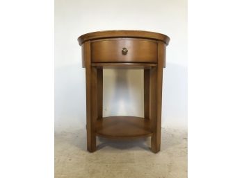 Oval Top Bedside Table