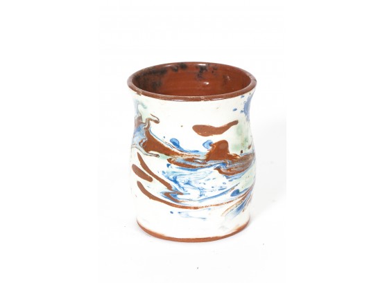 Glazed Art Pottery Cup