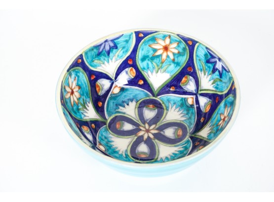 Hand-painted Signed Ceramic Bowl