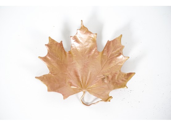 Bronze Maple Leaf By Michael Michaud