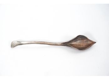 Bronze Cala Lily Form Serving Spoon By Michael Michaud
