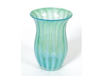 Steuben Oriental Jade Vase Or Spoon Holder, Pattern No. 1553